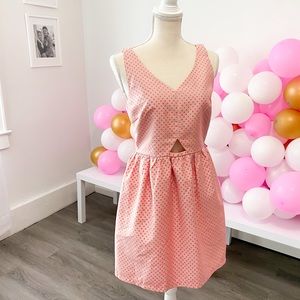 Pink dotted dress💖